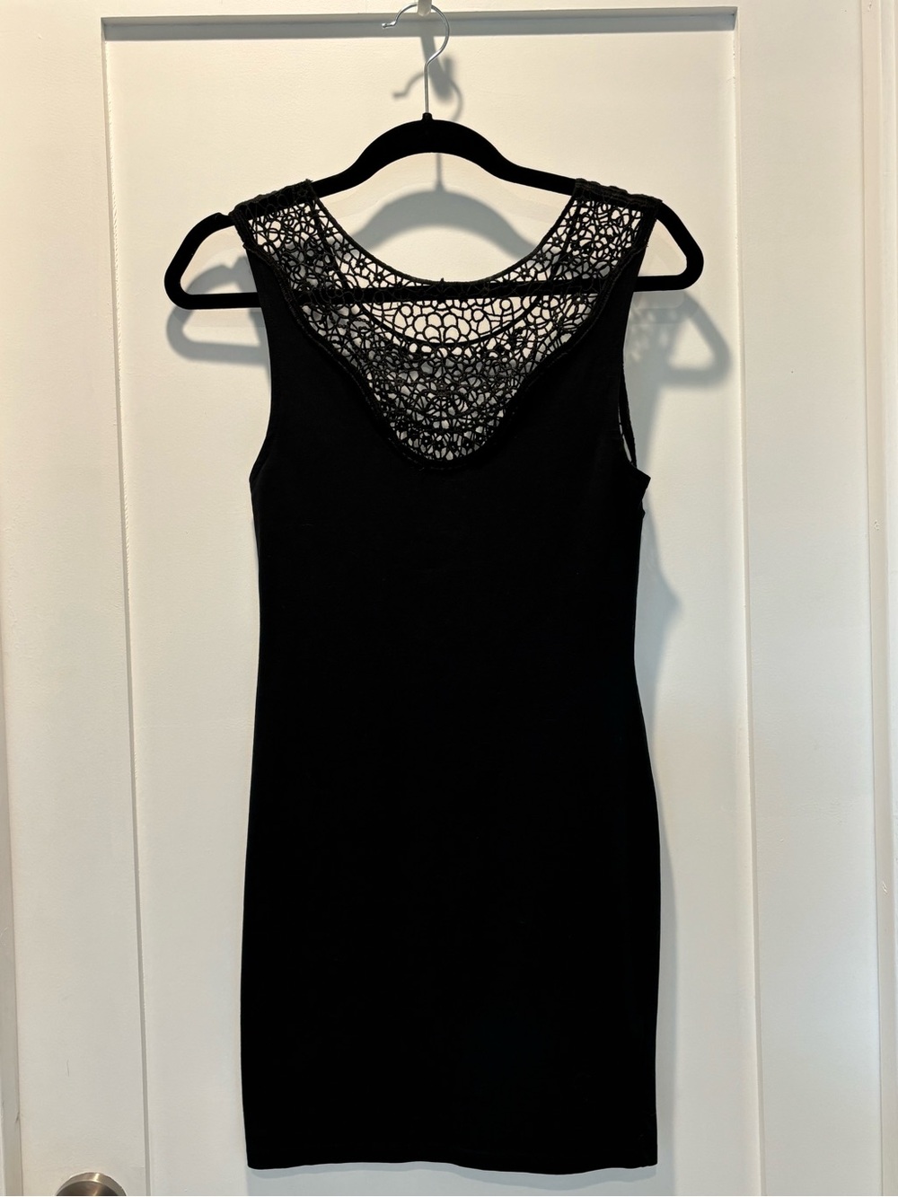 Guess Women’s Black Crochet Lace Dress